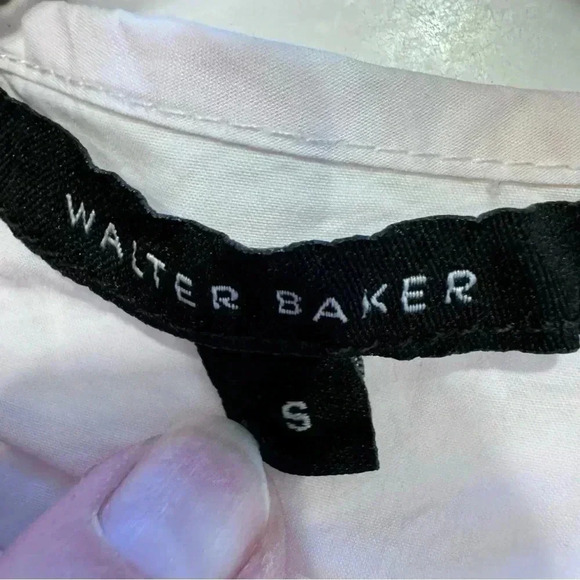 Walter Baker Women's Size Small Light Pink Tiered Ruffle Sleeves - Picture 6 of 9